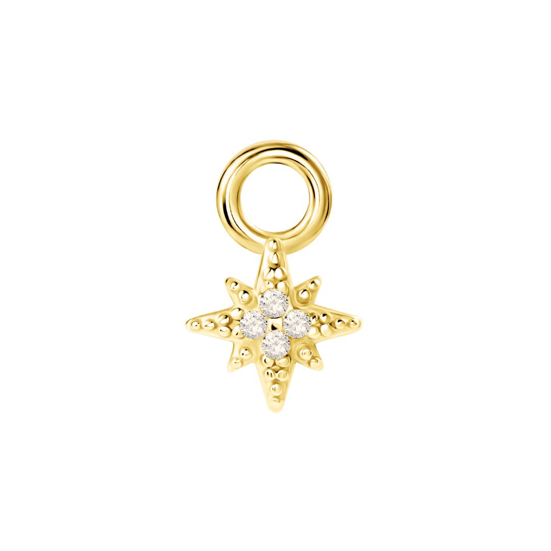 
Icy North Star Earring Charm