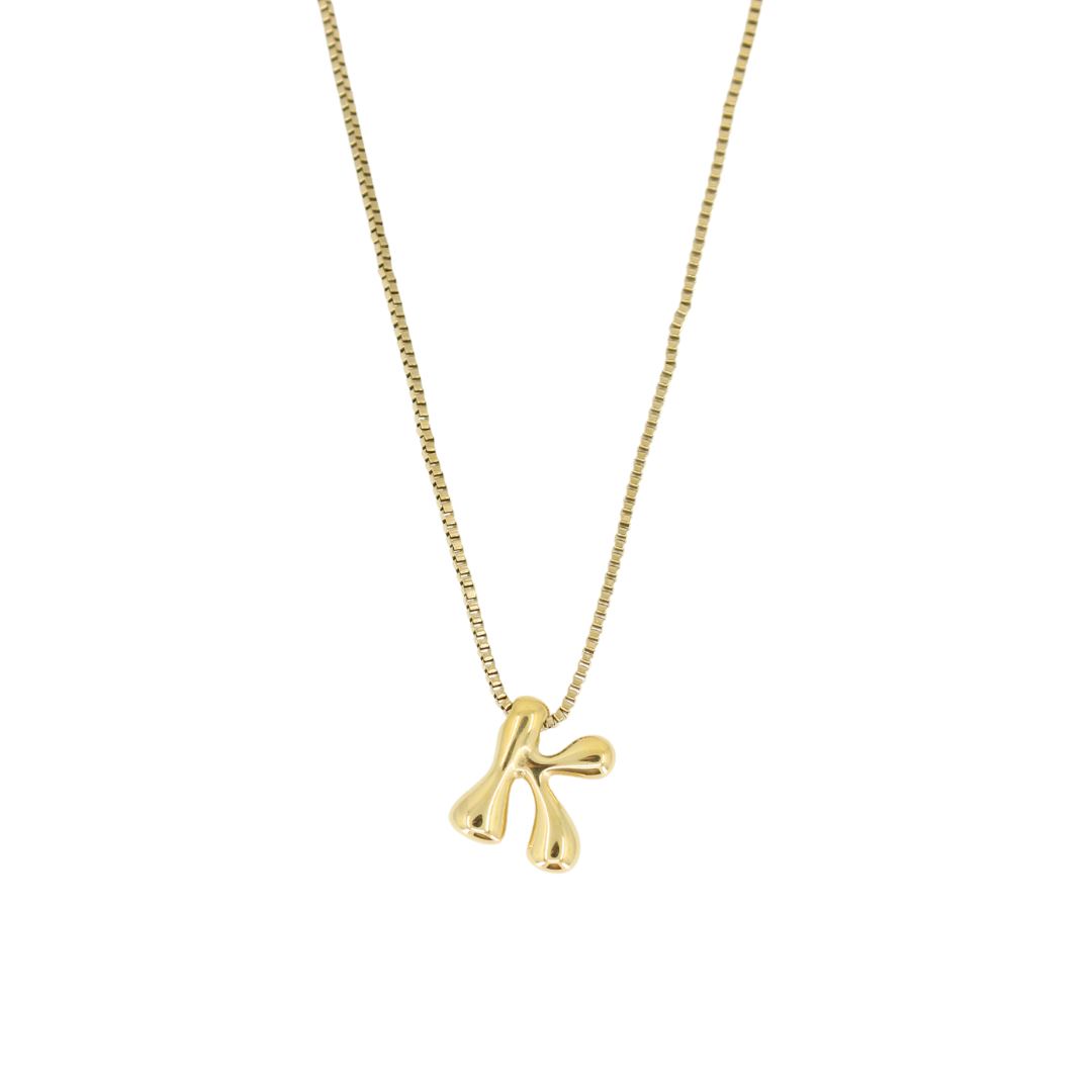 
Bubble Letter Necklace