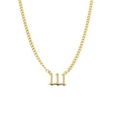
Angel Number Cuban Necklace