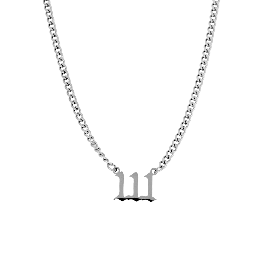 Angel Number Cuban Necklace