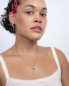 
Bubble Letter Necklace