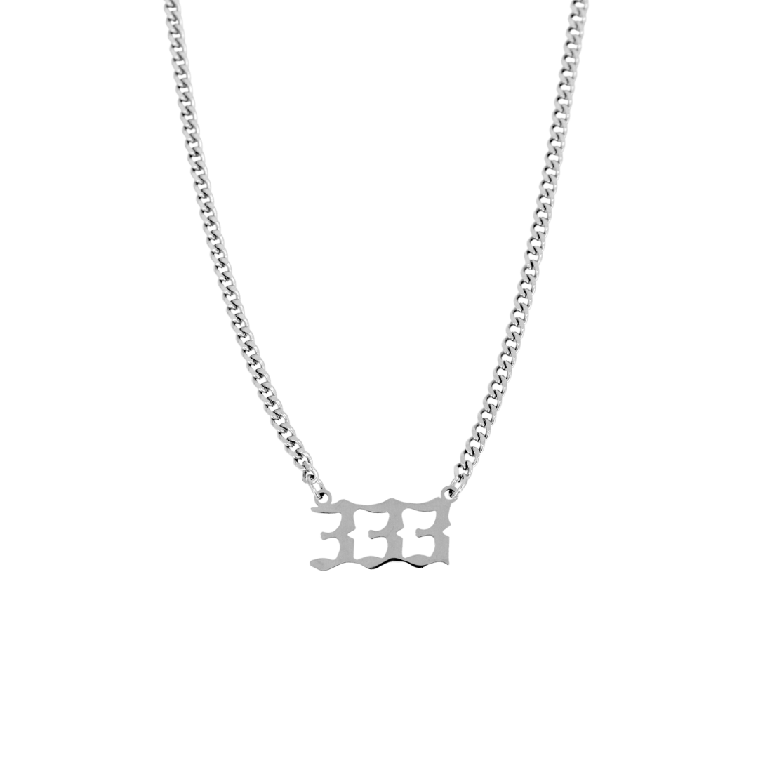 Angel Number Cuban Necklace