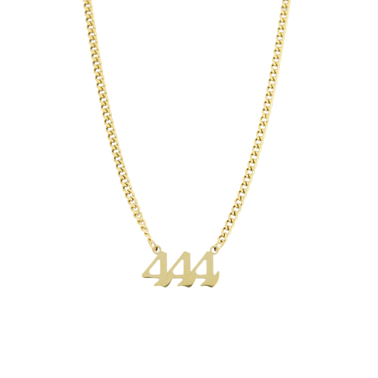 Angel Number Cuban Necklace