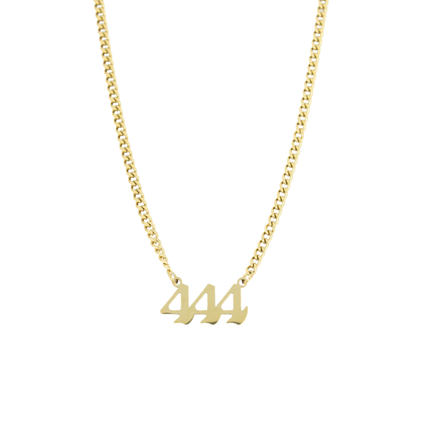 Angel Number Cuban Necklace