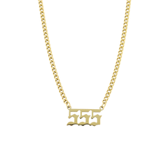 
Angel Number Cuban Necklace