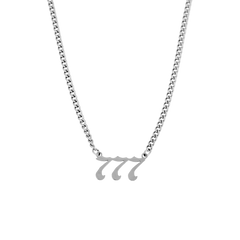 
Angel Number Cuban Necklace