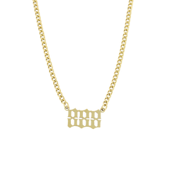 
Angel Number Cuban Necklace