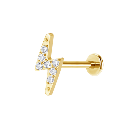 Lightning Flatback Stud