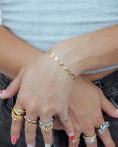 
Starlight Heart Chain Bracelet