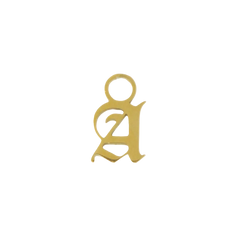 
Old English Initial Earring Charm
