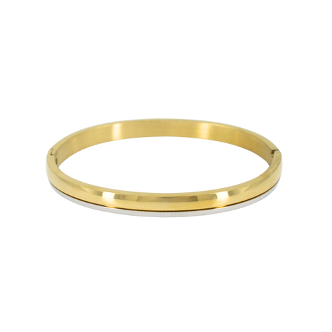 Two Tone Everyday Bangle