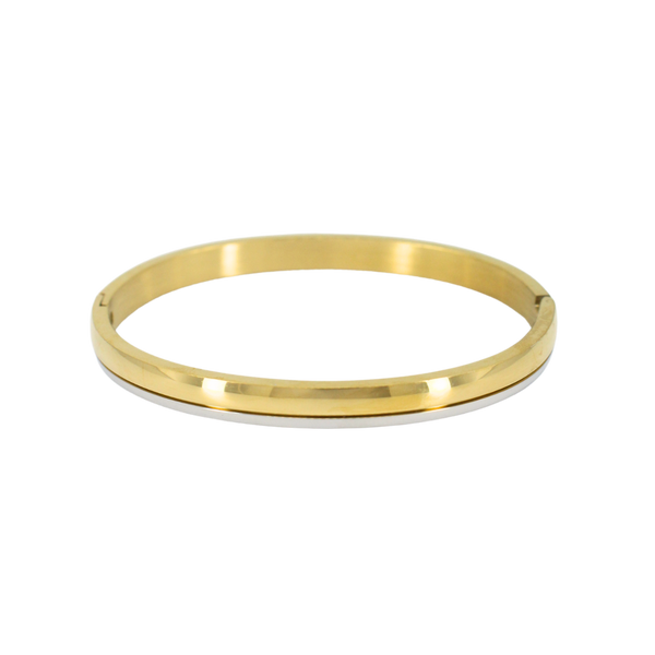 Two Tone Everyday Bangle