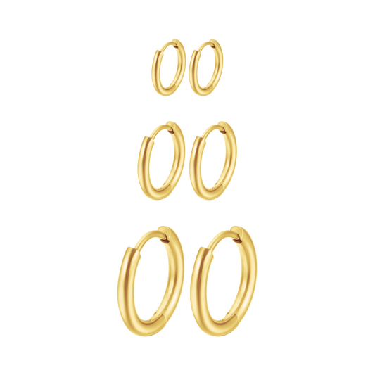 Triple Hoops Earring Bundle