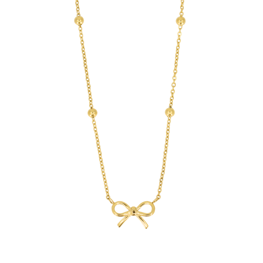 Ribbon Necklace – Stay Golden HI Jewelry