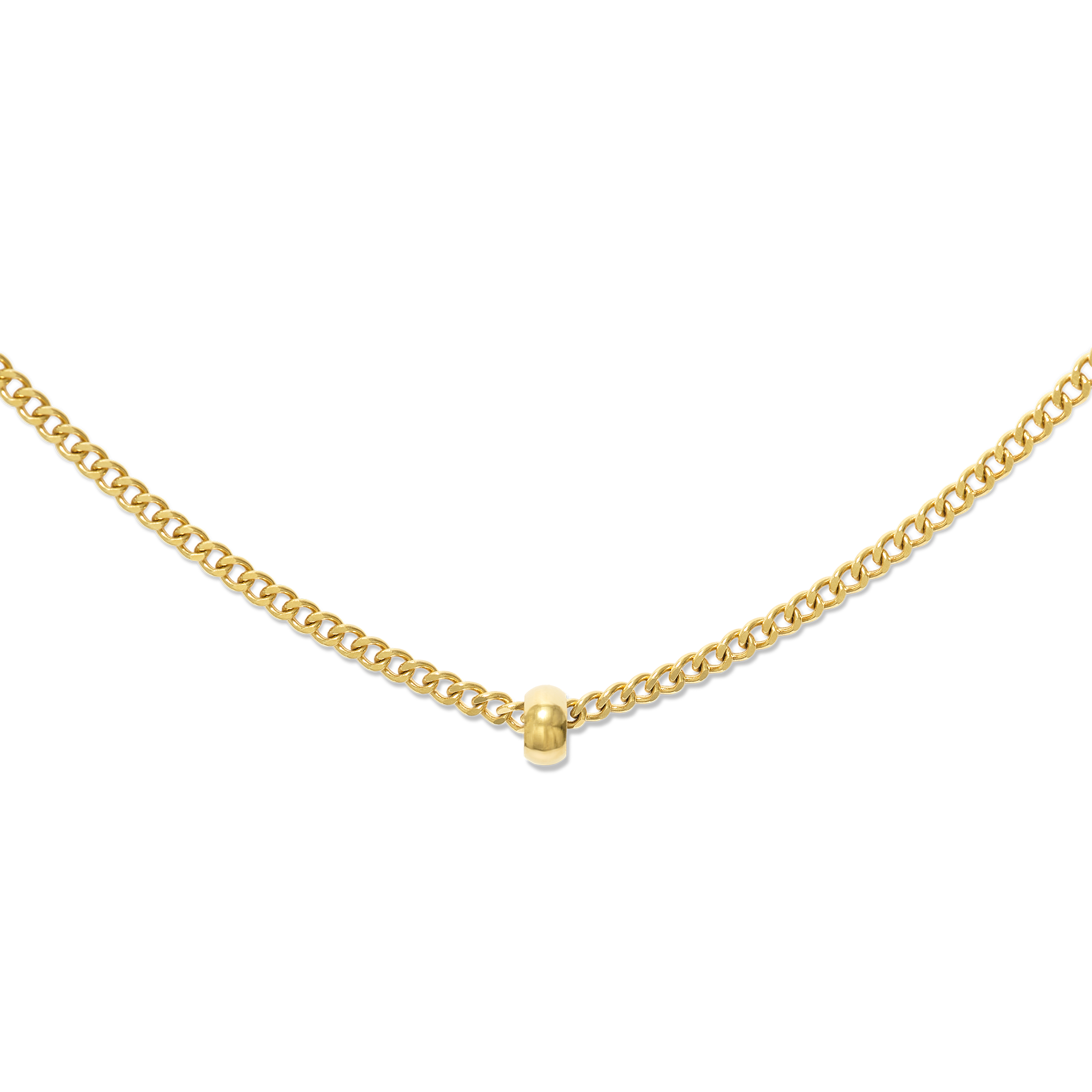 Classic Rondelle Necklace Charm
