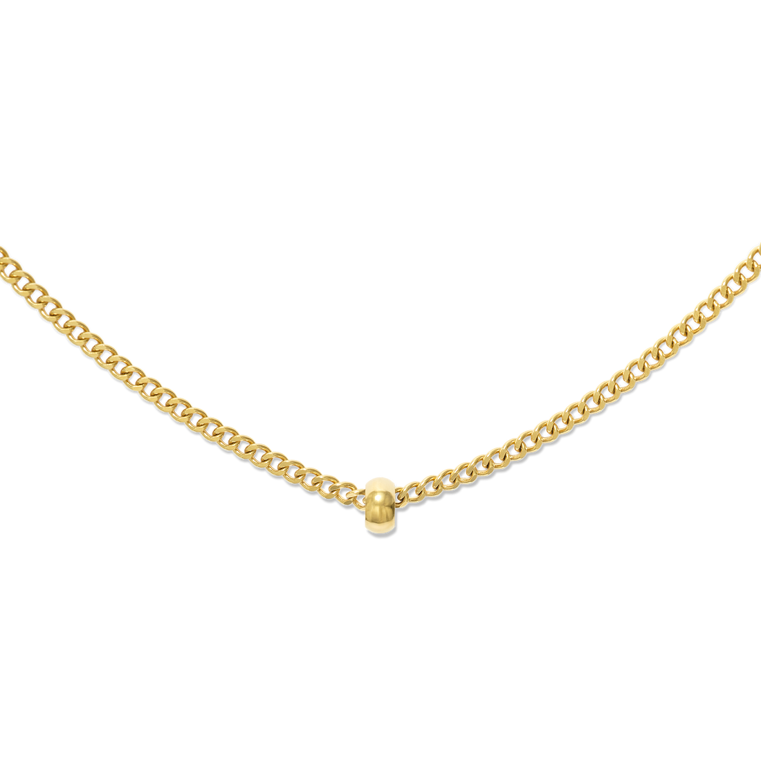 
Classic Rondelle Necklace Charm