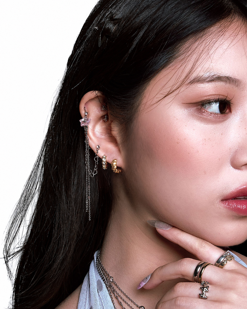 Cloud Dome Earring 04