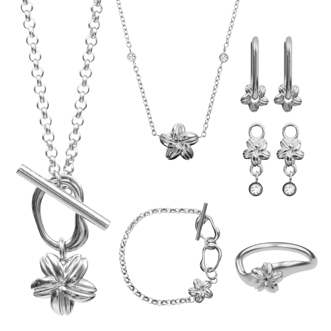 Cowrie Plumeria Bundle