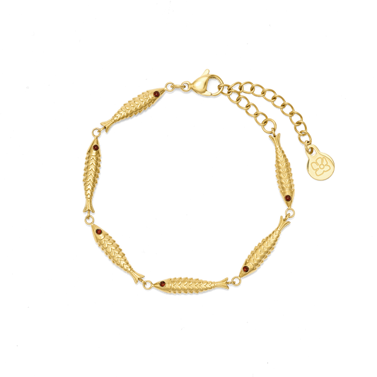 Crimson Gaze Fish Bracelet