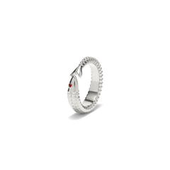 
Crimson Gaze Fish Ring