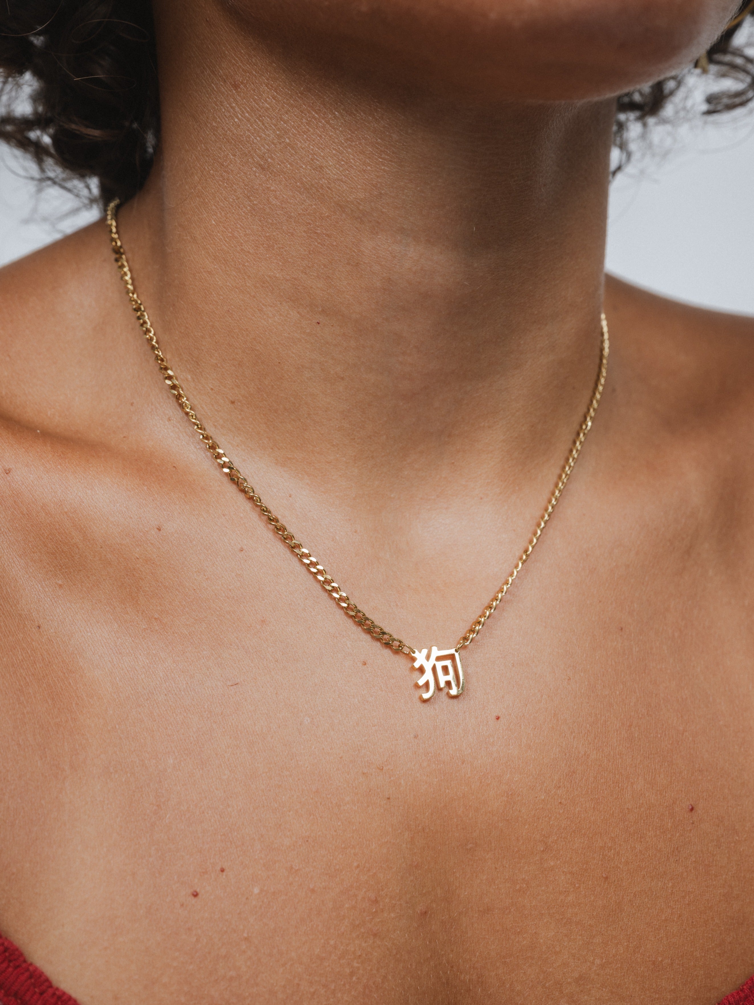 Chinese Zodiac Cuban Necklace