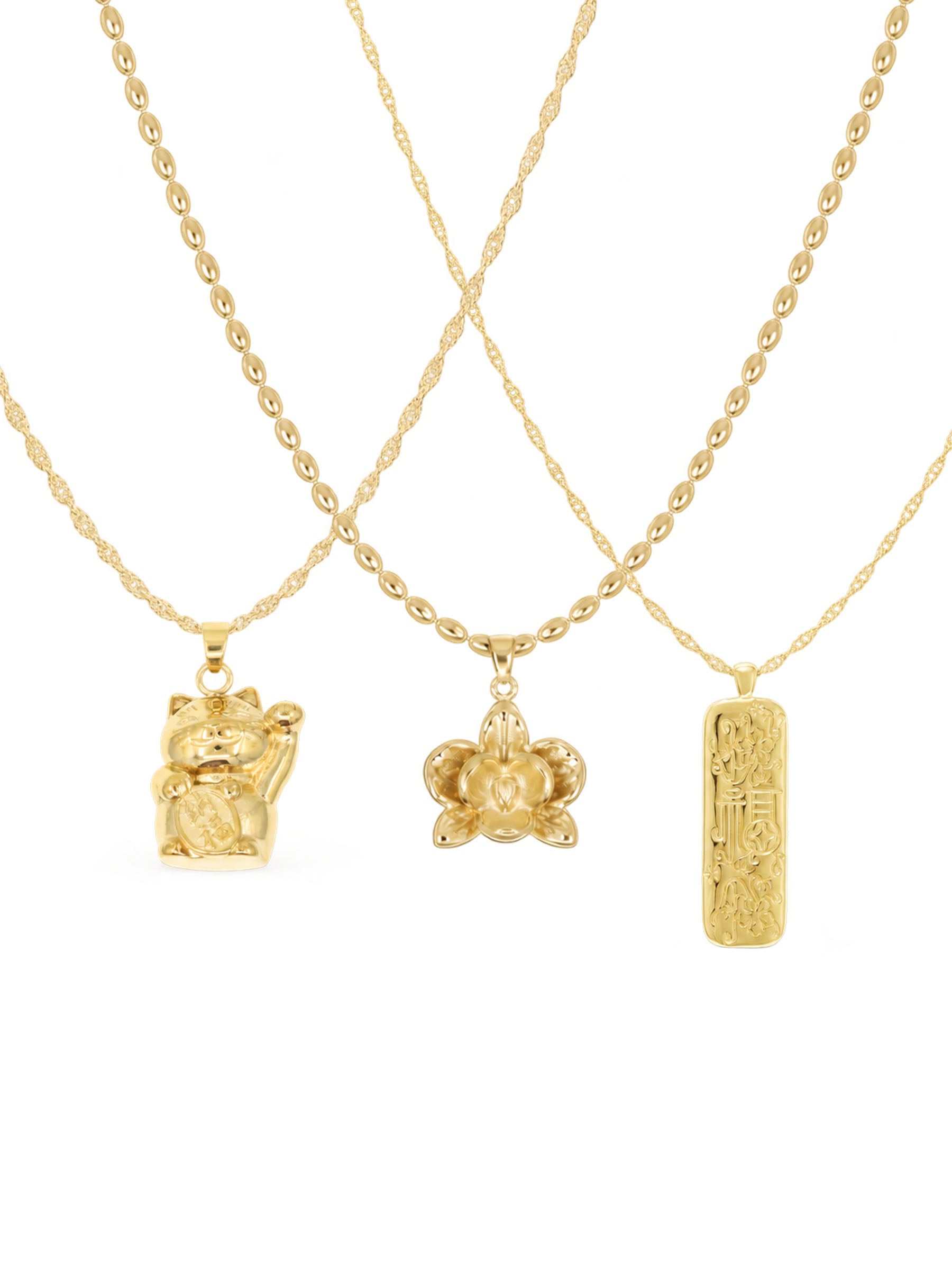 
Good Fortune Necklace Set