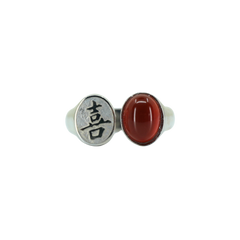 
Happiness Carnelian Ring