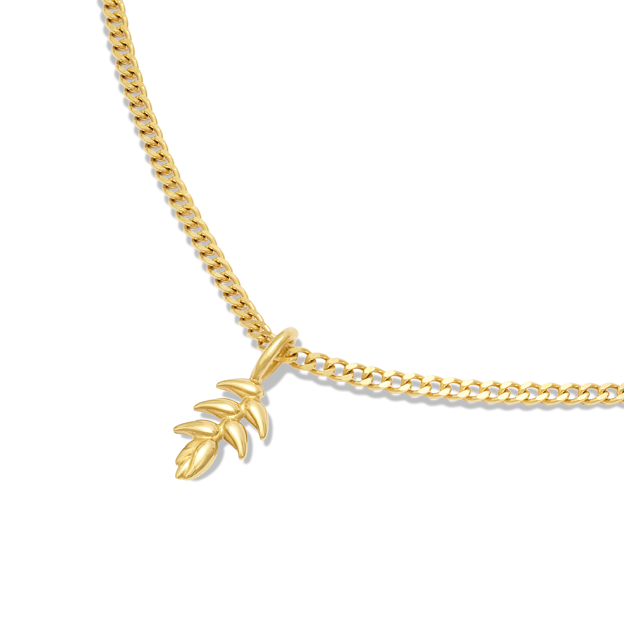 Heliconia Necklace Charm
