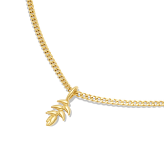 Heliconia Necklace Charm