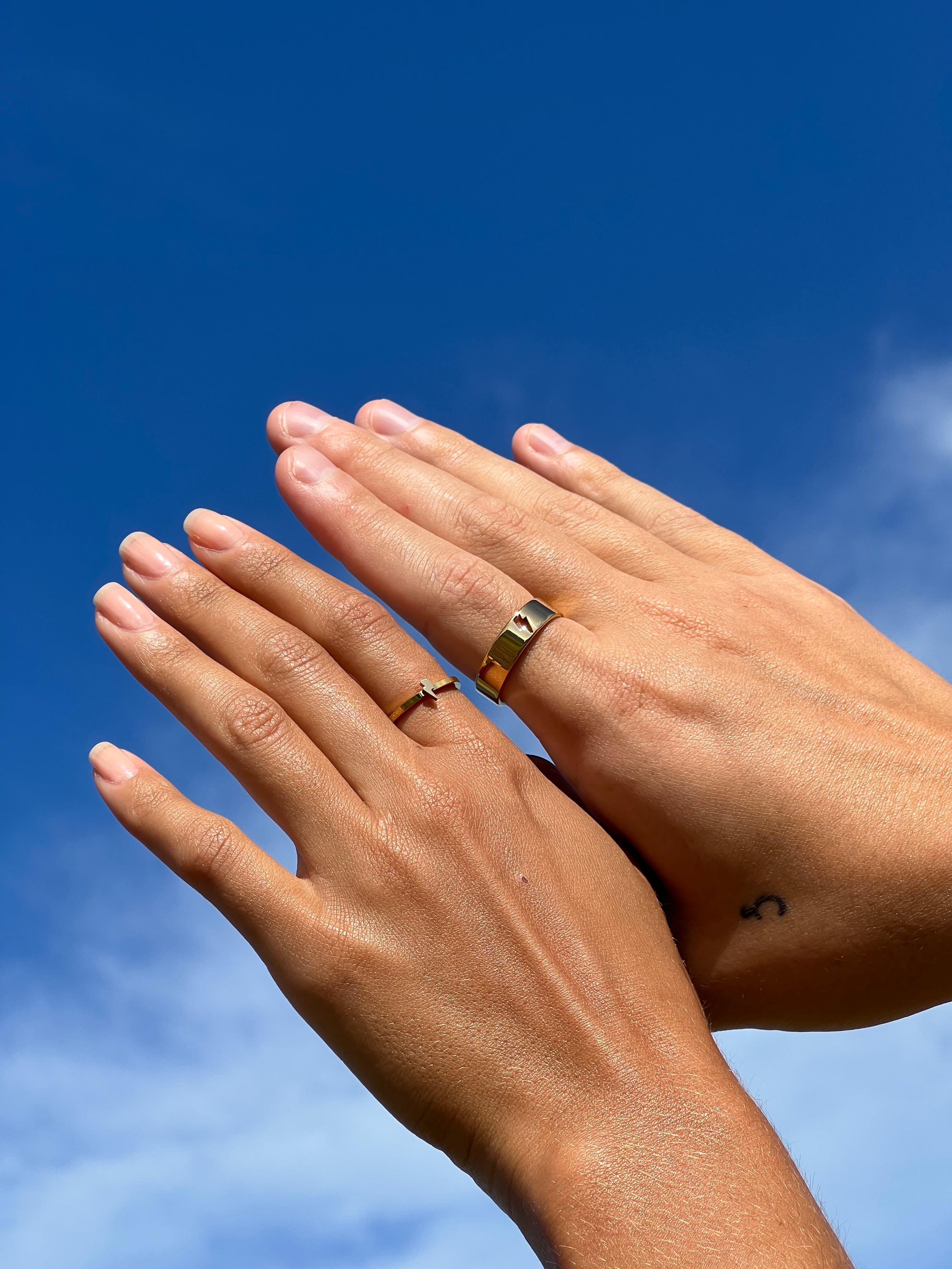 Lightning Bolt Ring (single)