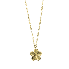 Island Plumeria Necklace (18in + 2in)