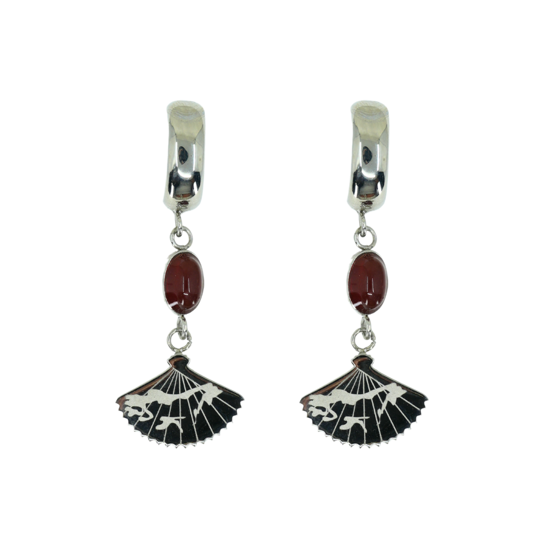 Lucky Ancient Fan Earring