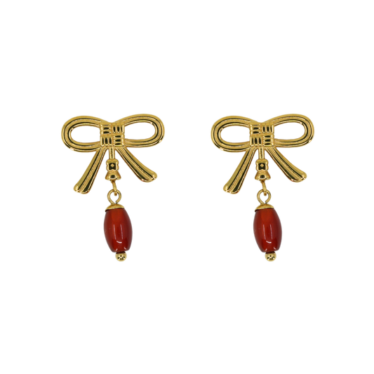 Lucky Knot Ribbon Earring