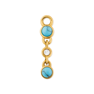 Turquoise Bezel Charm