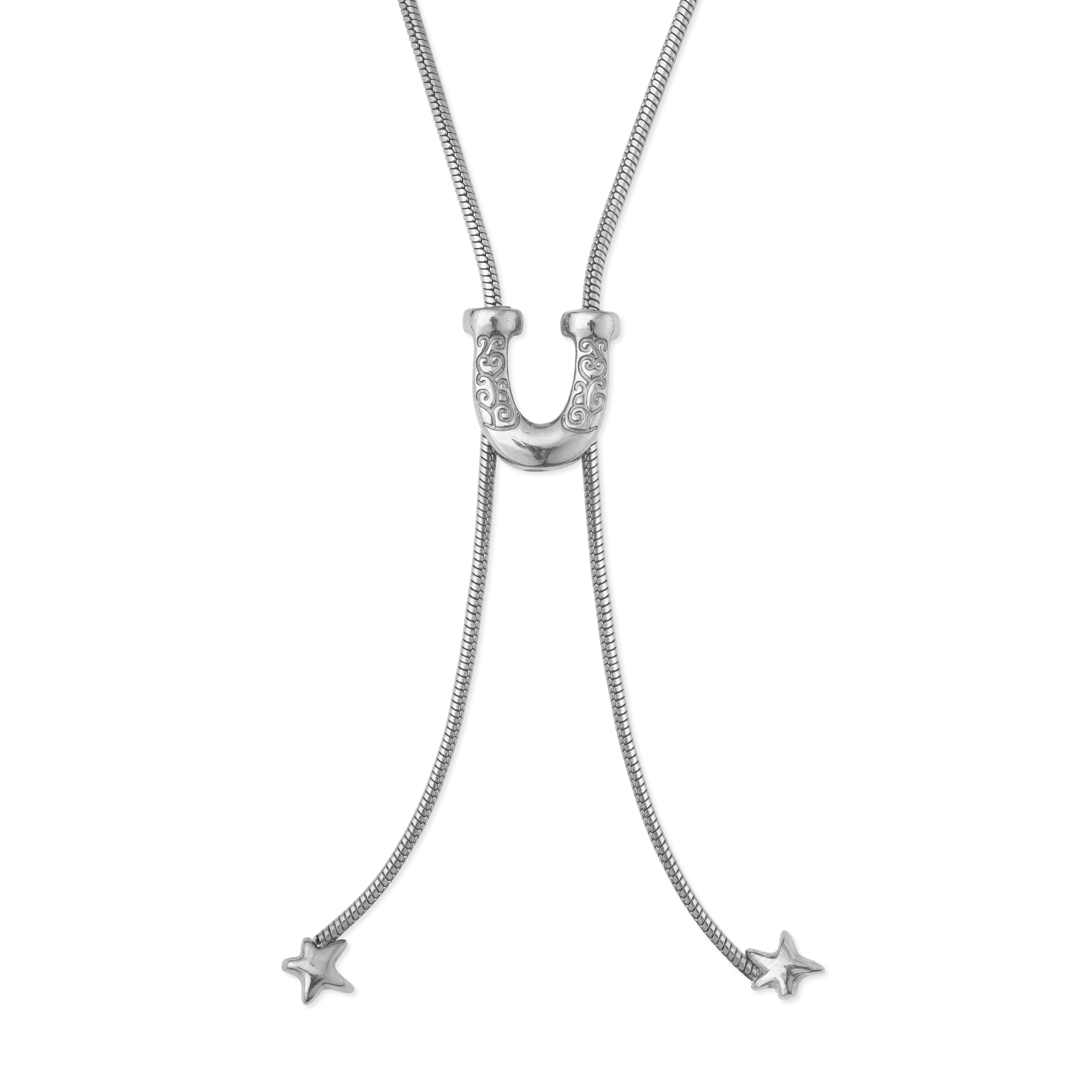 Horseshoe Lariat Necklace