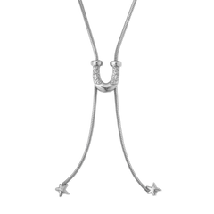 
Horseshoe Lariat Necklace