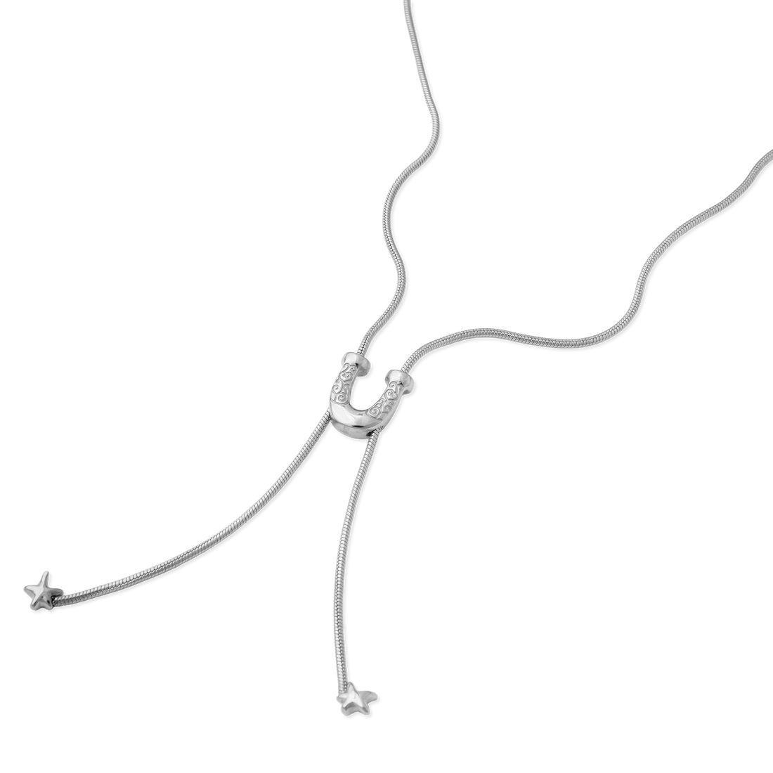 
Horseshoe Lariat Necklace