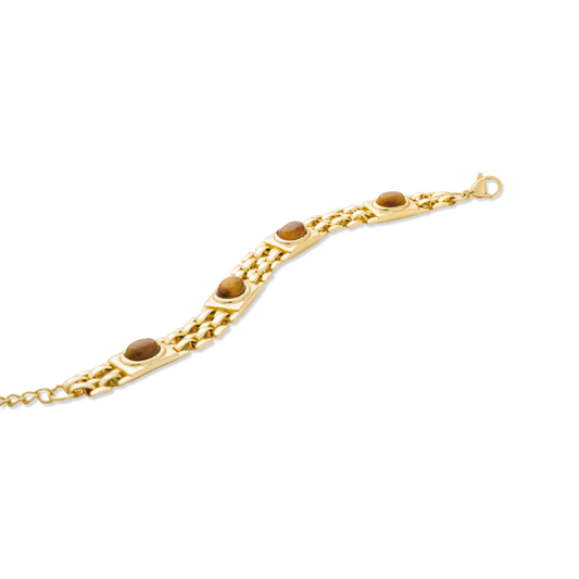 Tiger's Eye Panther Bracelet