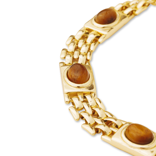 Tiger's Eye Panther Bracelet