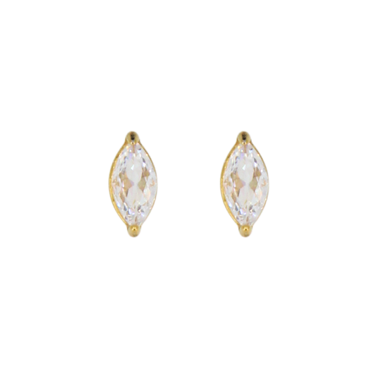 Marquise Diamond Stud