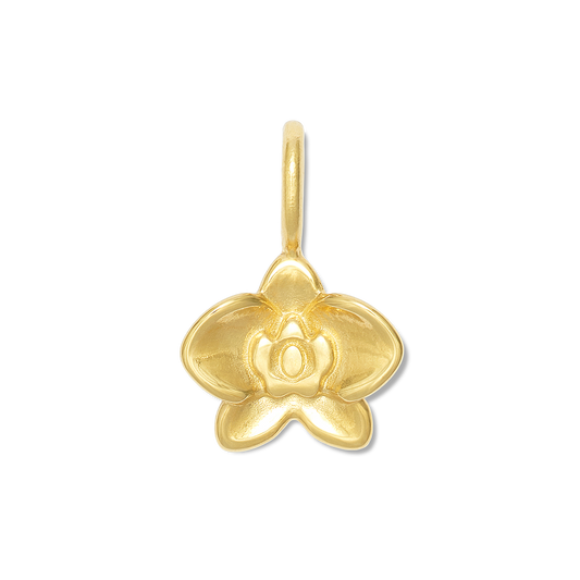 Orchid Necklace Charm