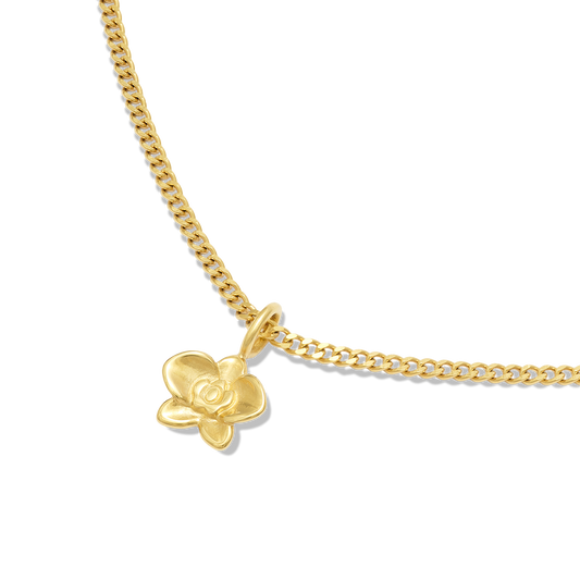 Orchid Necklace Charm