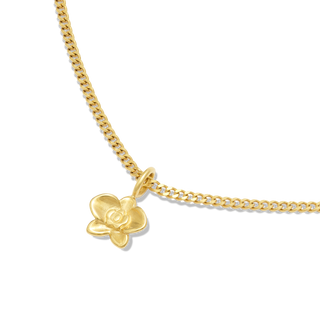 Orchid Necklace Charm