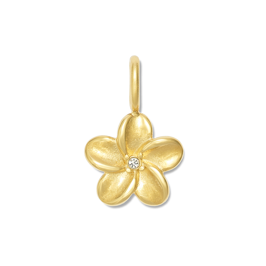 Plumeria Necklace Charm