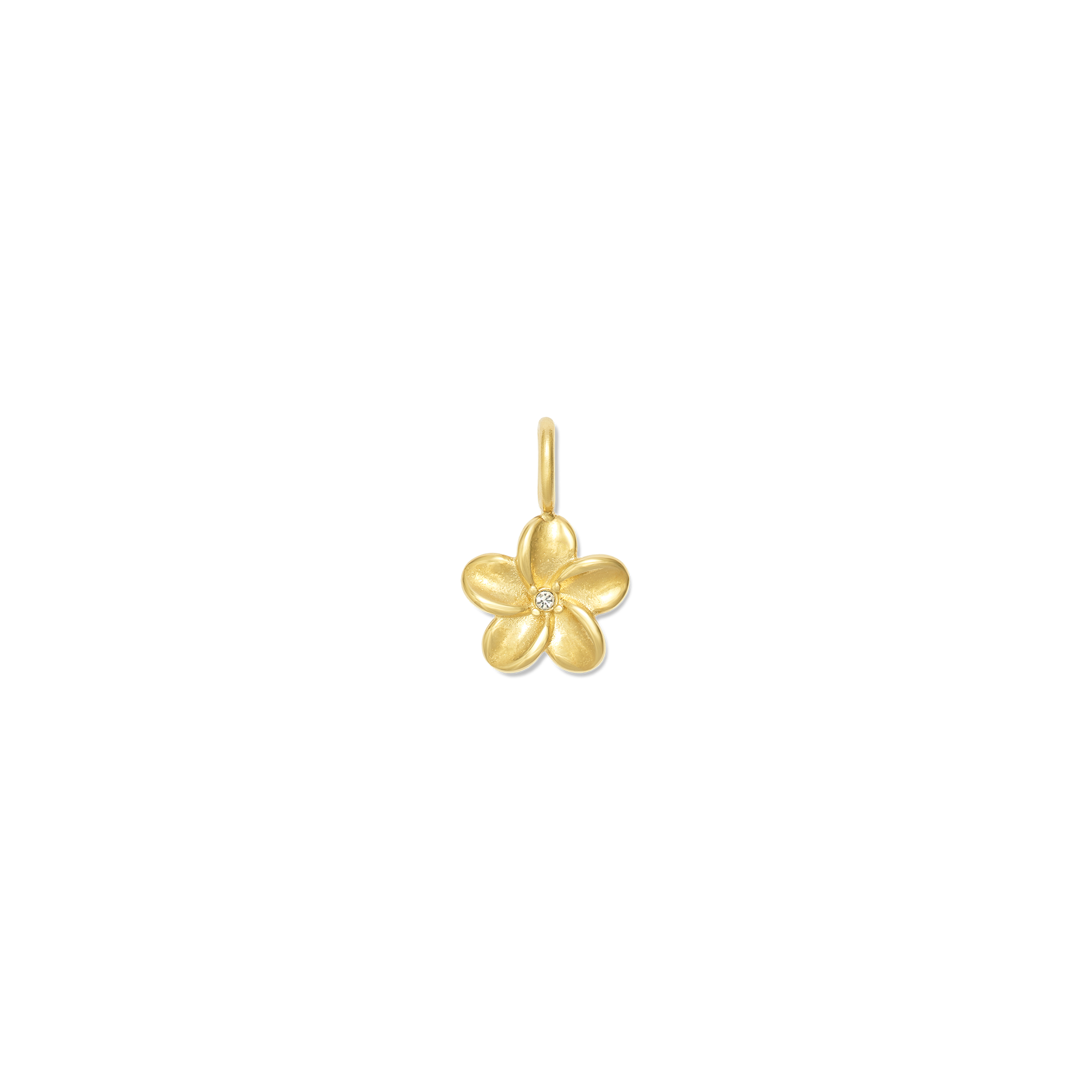 Plumeria Necklace Charm