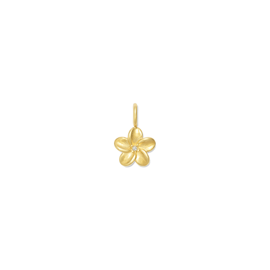 Plumeria Necklace Charm