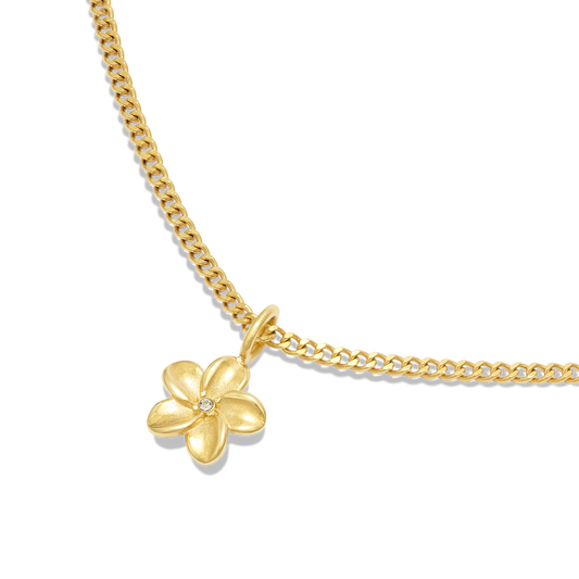 Plumeria Necklace Charm