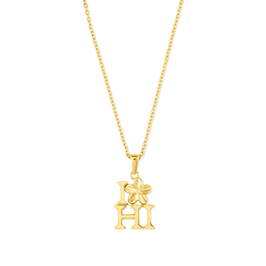 Plumeria Hawai'i Necklace (Gold)