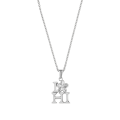 
Plumeria Hawai'i Necklace (Silver)