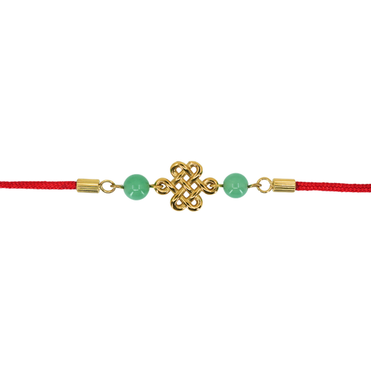 Red String Jade Knot Bracelet